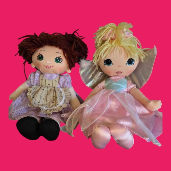 2 Rag dolls, La Bella Ballerina and Sweetie Mine 16 in - Picture 1 of 2